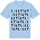 Blue Soul t-shirt med Lilltäkt ordlek t-shirt
