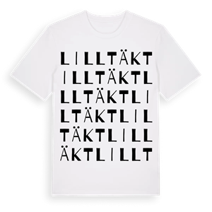 Lilltäkt ordlek t-shirt – ekologisk bomull t-shirt från Pinshirt