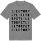 Mid Heather Gray t-shirt med Lilltorpet ordlek t-shirt