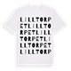 Lilltorpet ordlek t-shirt