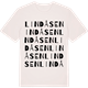 Vintage White t-shirt med Lindåsen ordlek t-shirt