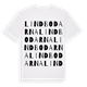 White t-shirt med Lindbodarna ordlek t-shirt
