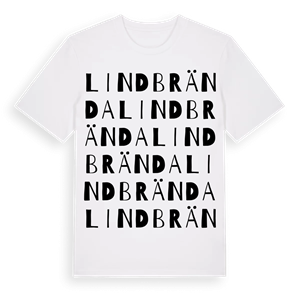 Lindbrända ordlek t-shirt – ekologisk bomull t-shirt från Pinshirt