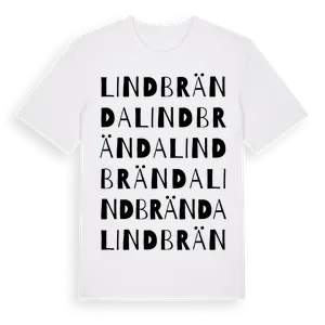 Lindbrända ordlek t-shirt – ekologisk bomull t-shirt från Pinshirt