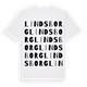 Lindsborg ordlek t-shirt