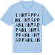 Blue Soul t-shirt med Lintäppan ordlek t-shirt