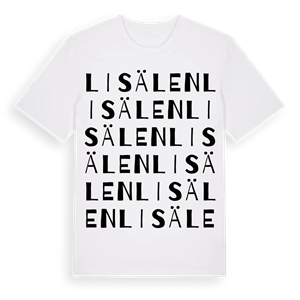 Lisälen ordlek t-shirt – ekologisk bomull t-shirt från Pinshirt