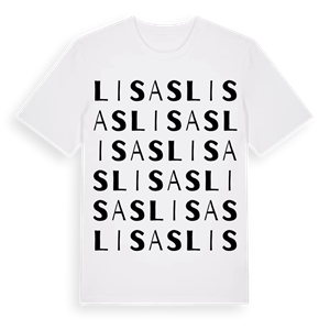Lisas ordlek t-shirt – ekologisk bomull t-shirt från Pinshirt