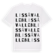 Lissåvallen ordlek t-shirt