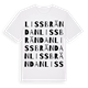 Lissbrändan ordlek t-shirt