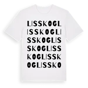 Lisskog ordlek t-shirt – ekologisk bomull t-shirt från Pinshirt