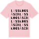Pink Cotton t-shirt med Lisskogsåsen ordlek t-shirt