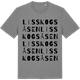 Mid Heather Gray t-shirt med Lisskogsåsen ordlek t-shirt