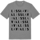 Mid Heather Gray t-shirt med Lisslavik ordlek t-shirt