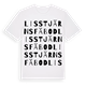 Lisstjärns fäbod ordlek t-shirt
