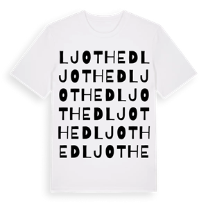 Ljothed ordlek t-shirt – ekologisk bomull t-shirt från Pinshirt