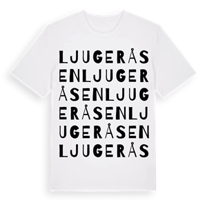 Ljugeråsen ordlek t-shirt – ekologisk bomull t-shirt från Pinshirt