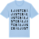 Blue Soul t-shirt med Ljusterå ordlek t-shirt