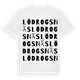 Lödrogsnäs ordlek t-shirt