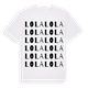 Lola ordlek t-shirt