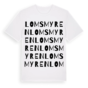 Lomsmyren ordlek t-shirt – ekologisk bomull t-shirt från Pinshirt