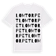 Lomtorpet ordlek t-shirt