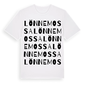Lönnemossa ordlek t-shirt – ekologisk bomull t-shirt från Pinshirt