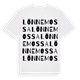 Lönnemossa ordlek t-shirt