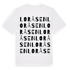Loråsen ordlek t-shirt – ekologisk bomull t-shirt från Pinshirt