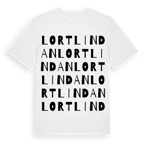 Lortlindan ordlek t-shirt – ekologisk bomull t-shirt från Pinshirt