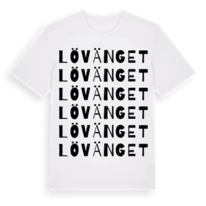 Lövänget ordlek t-shirt – ekologisk bomull t-shirt från Pinshirt