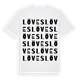 Löves ordlek t-shirt