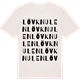 Vintage White t-shirt med Lövknulen ordlek t-shirt