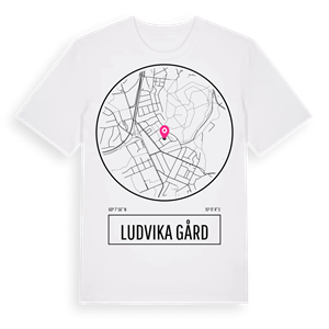 Ludvika Gård t-shirt – ekologisk bomull t-shirt från Pinshirt