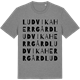 Mid Heather Gray t-shirt med Ludvika Herrgård ordlek t-shirt
