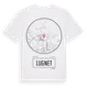 White t-shirt med Lugnet t-shirt