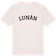 Vintage White t-shirt med Lunån böjd t-shirt