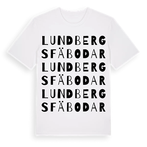 Lundbergs fäbodar ordlek t-shirt – ekologisk bomull t-shirt från Pinshirt