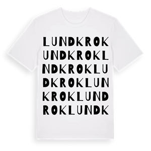 Lundkrok ordlek t-shirt – ekologisk bomull t-shirt från Pinshirt