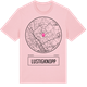 Pink Cotton t-shirt med Lustigknopp t-shirt