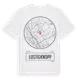 White t-shirt med Lustigknopp t-shirt