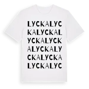Lycka ordlek t-shirt – ekologisk bomull t-shirt från Pinshirt