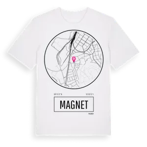 Magnet t-shirt – ekologisk bomull t-shirt från Pinshirt