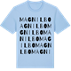 Blue Soul t-shirt med Magnilbo ordlek t-shirt