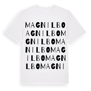 Magnilbo ordlek t-shirt – ekologisk bomull t-shirt från Pinshirt