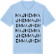 Blue Soul t-shirt med Majhem ordlek t-shirt