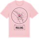 Pink Cotton t-shirt med Malung t-shirt