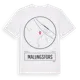 White t-shirt med Malungsfors t-shirt