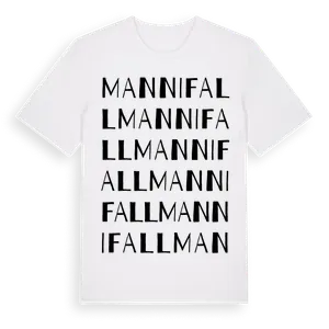 Mannifall ordlek t-shirt – ekologisk bomull t-shirt från Pinshirt