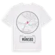 White t-shirt med Månsbo t-shirt